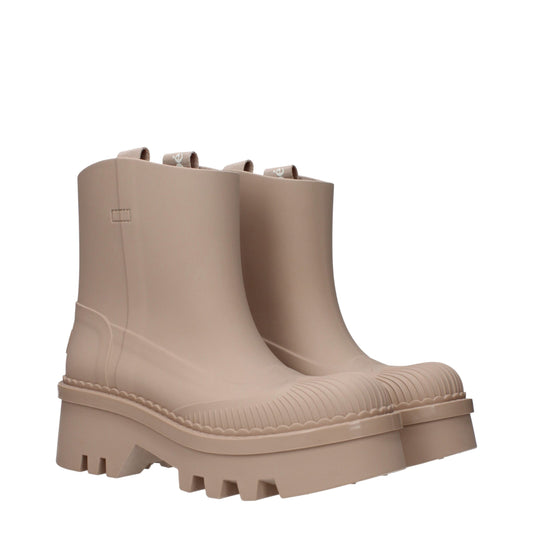 Botines Chloé de algodón rosa