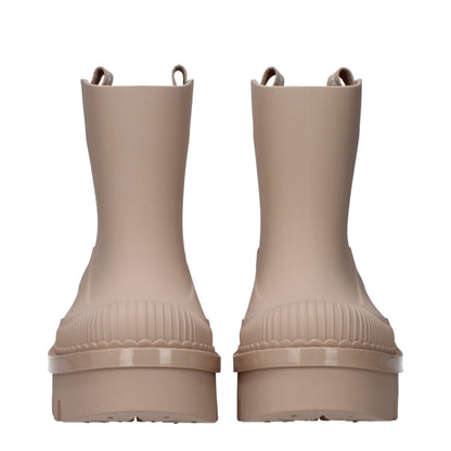 Botines Chloé de algodón rosa