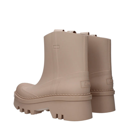 Botines Chloé de algodón rosa