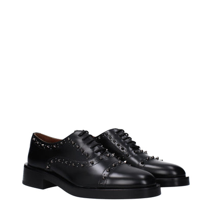 Valentino Garavani Oxford y Derby Zapatos Piel Negra