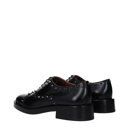 Valentino Garavani Oxford y Derby Zapatos Piel Negra