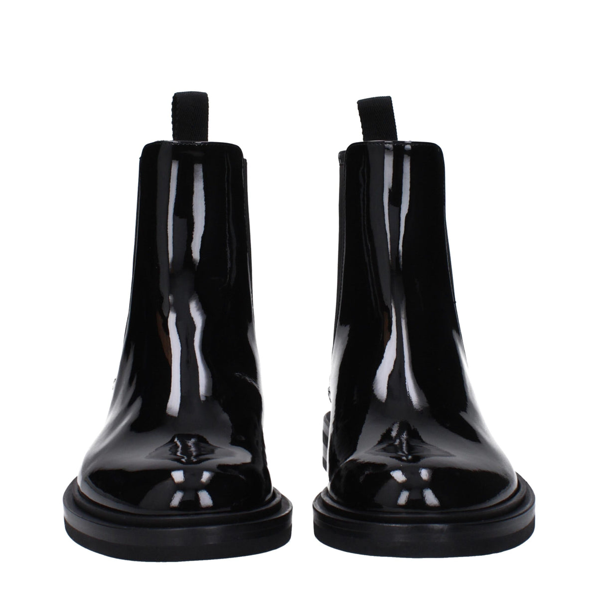 Dolce & Gabbana Botas De Tobillo De Piel Negra Diseño Atemporal