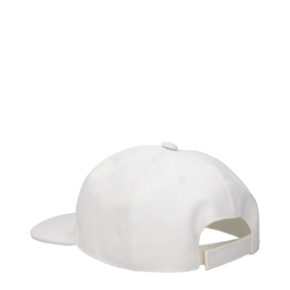 Gorra de algodón blanca Stella McCartney