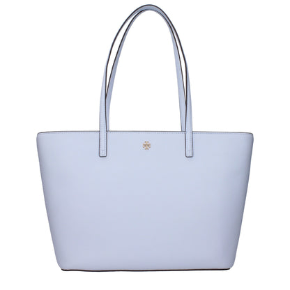 Bolso de Hombro Tory Burch de Cuero Azul Claro