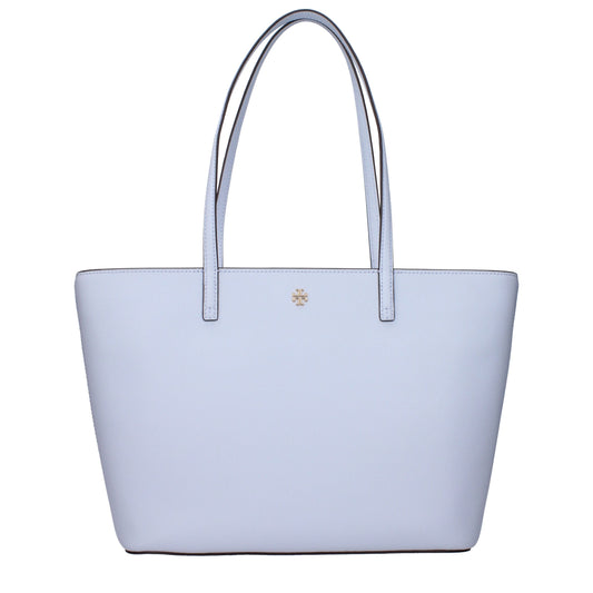 Bolso de Hombro Tory Burch de Cuero Azul Claro