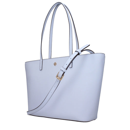 Bolso de Hombro Tory Burch de Cuero Azul Claro