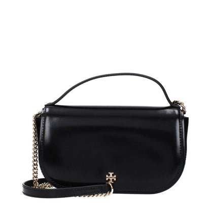 Bolso de cuero negro Tory Burch