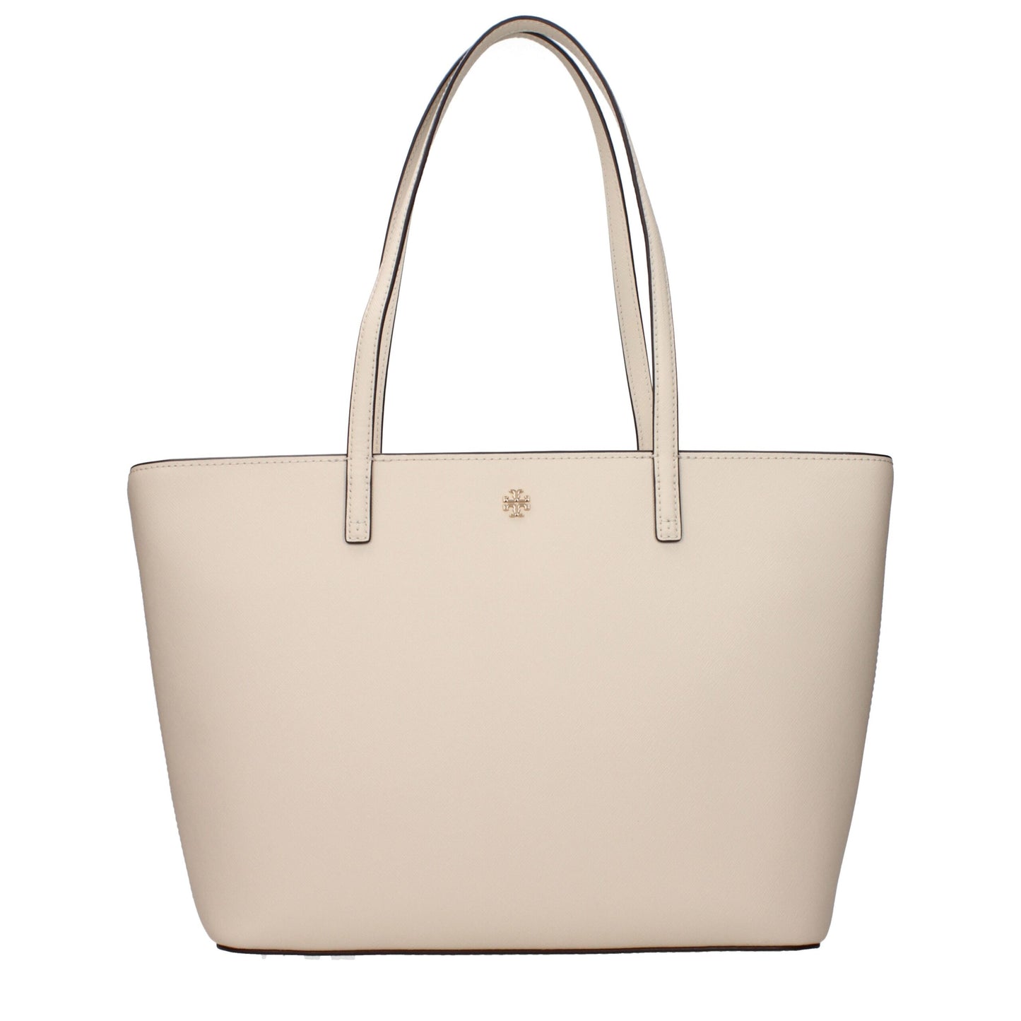 Bolso de hombro Tory Burch de cuero beige