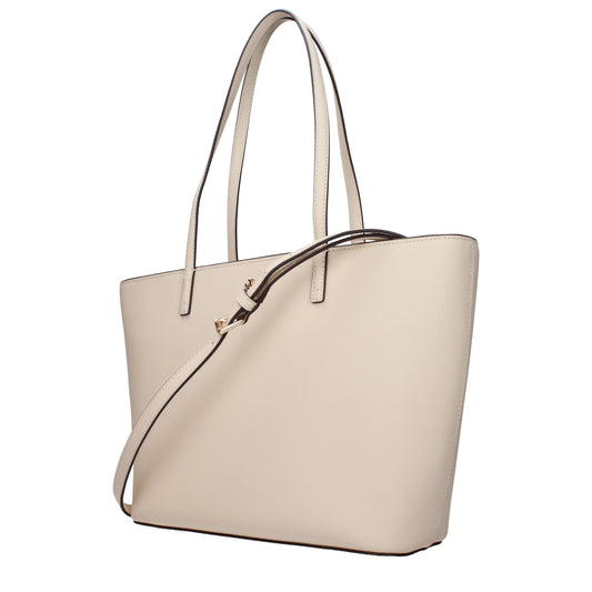Bolso de hombro Tory Burch de cuero beige