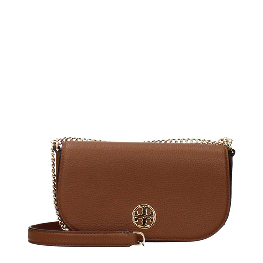 Bolso Bandolera Tory Burch de Cuero Marrón