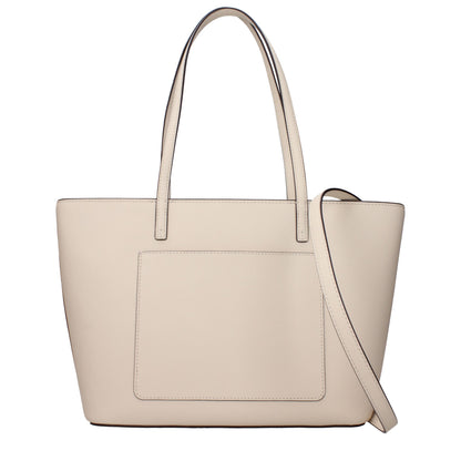 Bolso de hombro Tory Burch de cuero beige