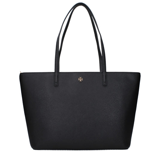 Bolso de hombro Tory Burch de cuero negro
