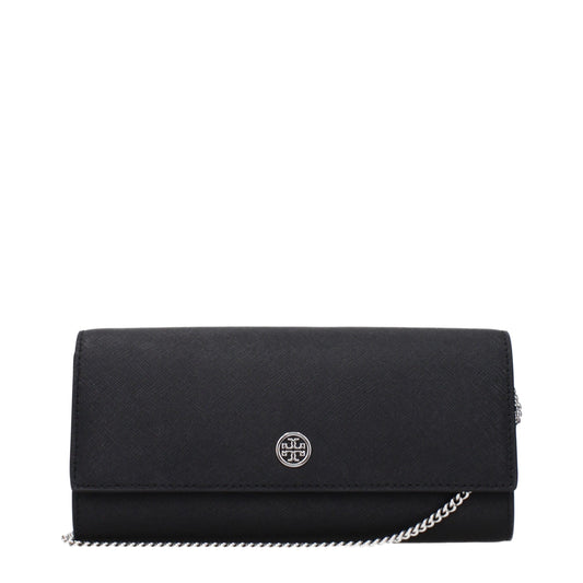 Bolso de mano Tory Burch de cuero negro