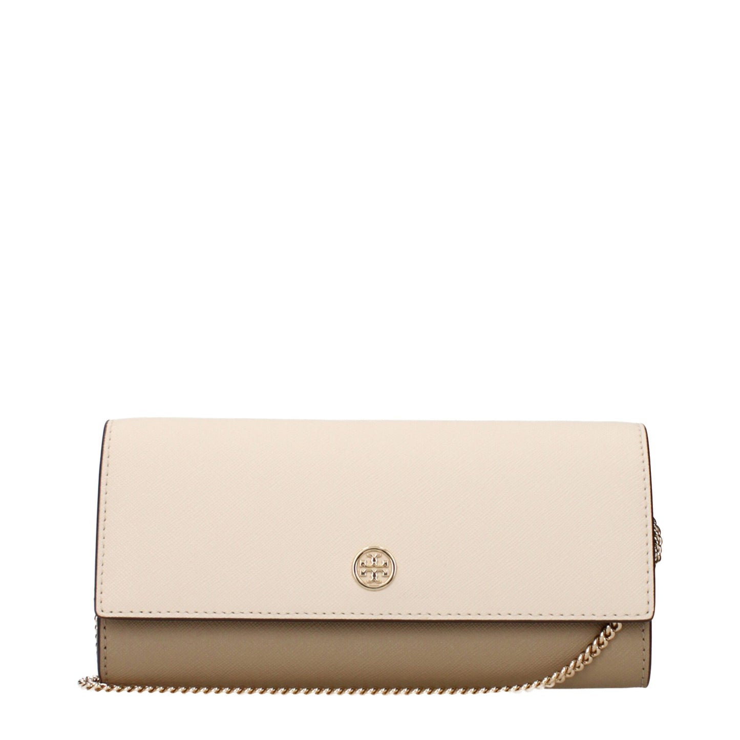 Bolso de mano Tory Burch de piel beige