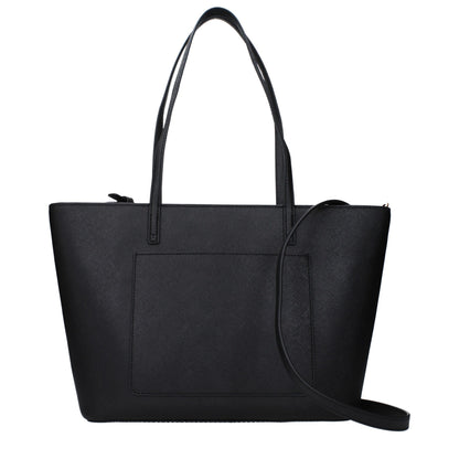 Bolso de hombro Tory Burch de cuero negro