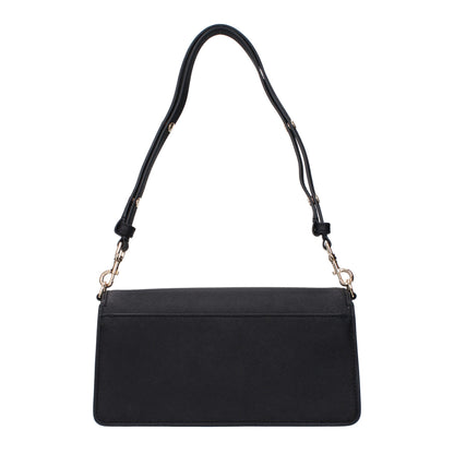 Bolso de hombro de cuero negro Tory Burch