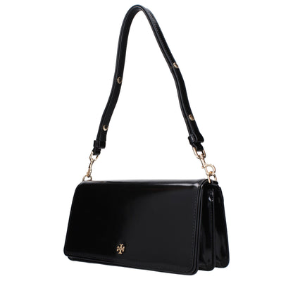 Bolso de Hombro Tory Burch de Cuero Negro