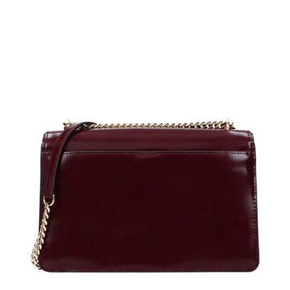 Bolso cruzado de cuero rojo Tory Burch