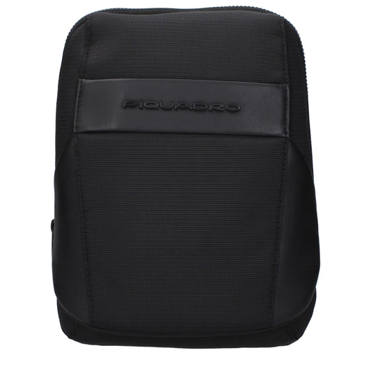 Bandolera de tela negra Piquadro