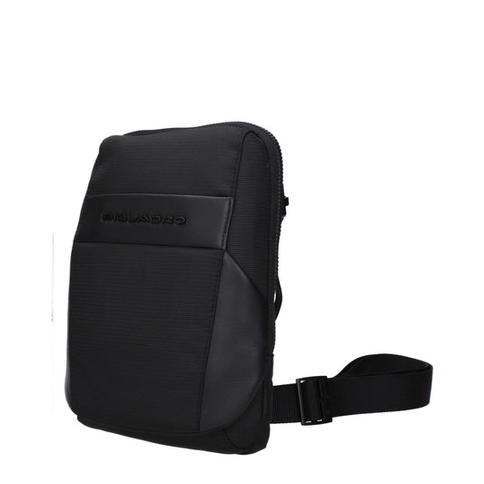 Bandolera de tela negra Piquadro