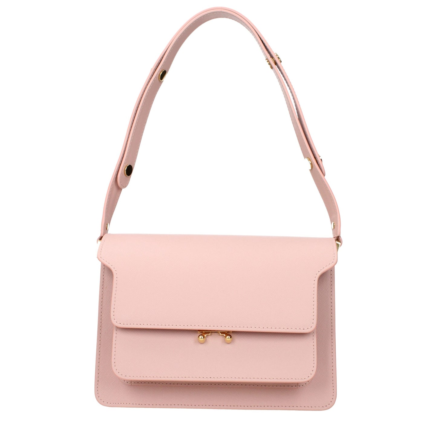 Bolso de hombro Marni de piel rosa