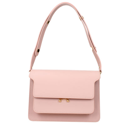 Bolso de hombro Marni de piel rosa