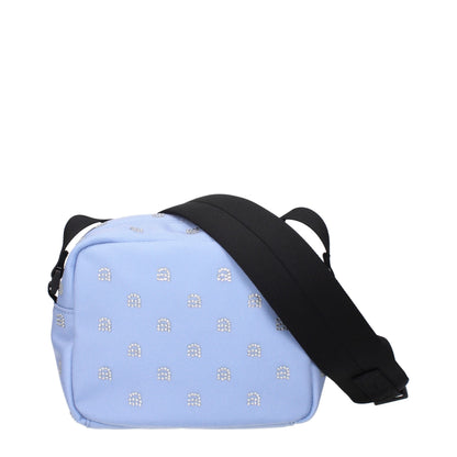 Bolso Cruzado de Tela Azul Claro Alexander Wang