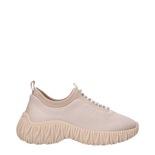 Zapatillas Miu Miu de tela beige