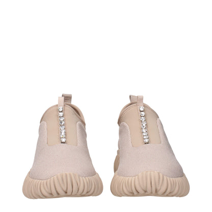Zapatillas Miu Miu de tela beige