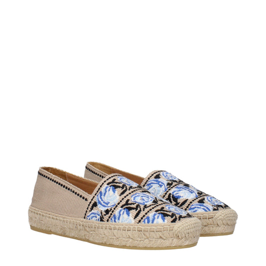 Alpargatas de tela beige Prada