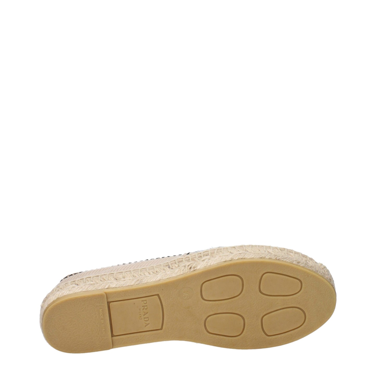 Alpargatas de tela beige Prada