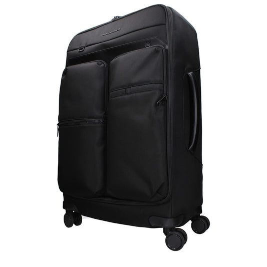 Piquadro Equipaje y Viaje de Tela Negra