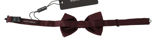 Pajarita ajustable de seda con lunares Dolce & Gabbana