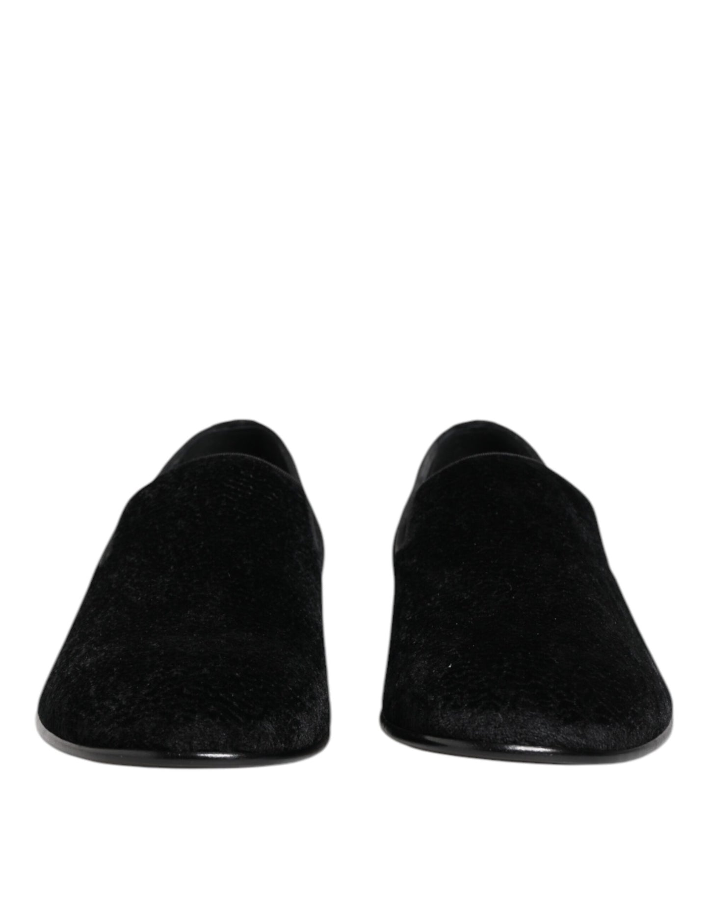Mocasines de jacquard negros Dolce & Gabbana Zapatos de vestir formales para hombre