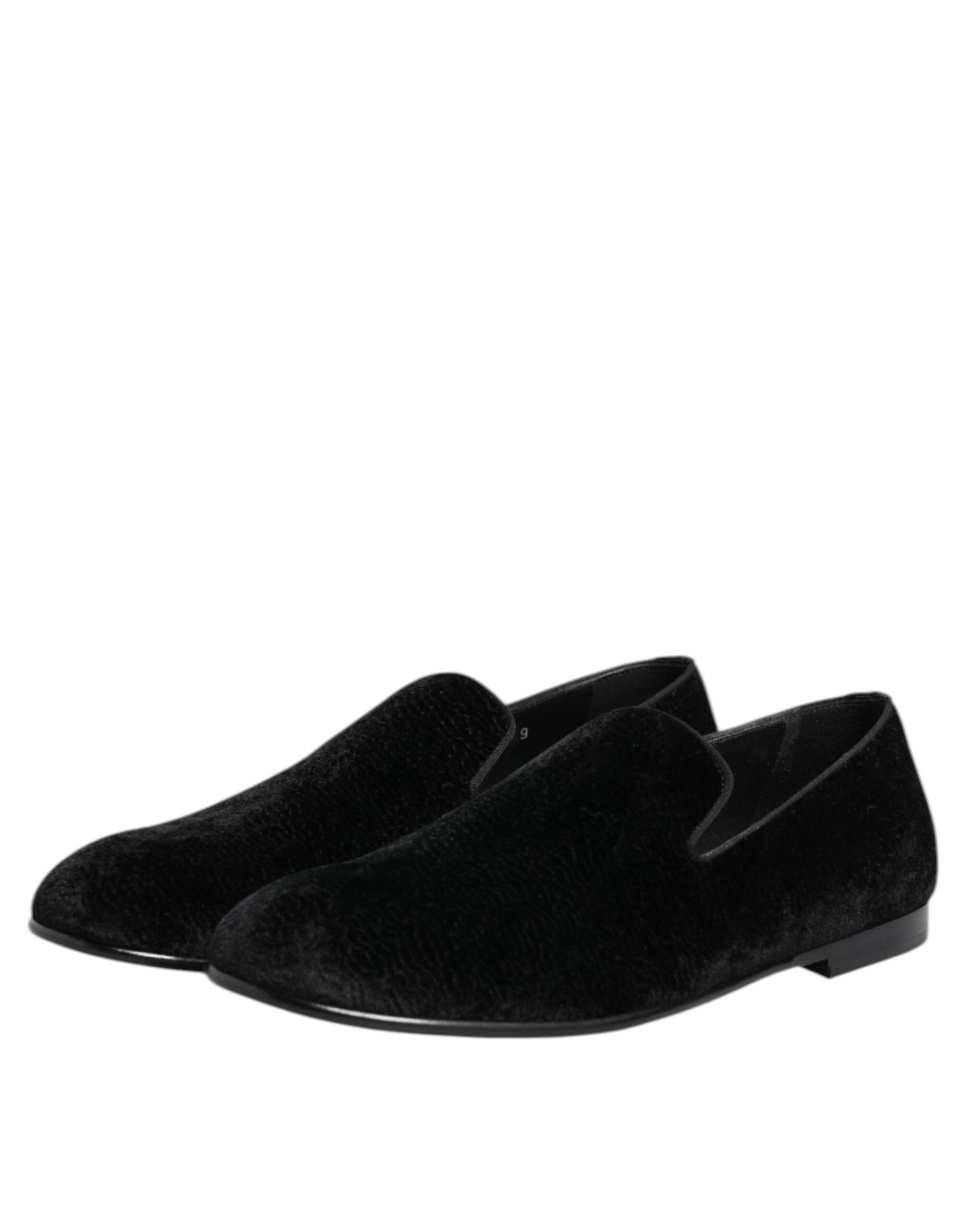 Mocasines de jacquard negros Dolce & Gabbana Zapatos de vestir formales para hombre