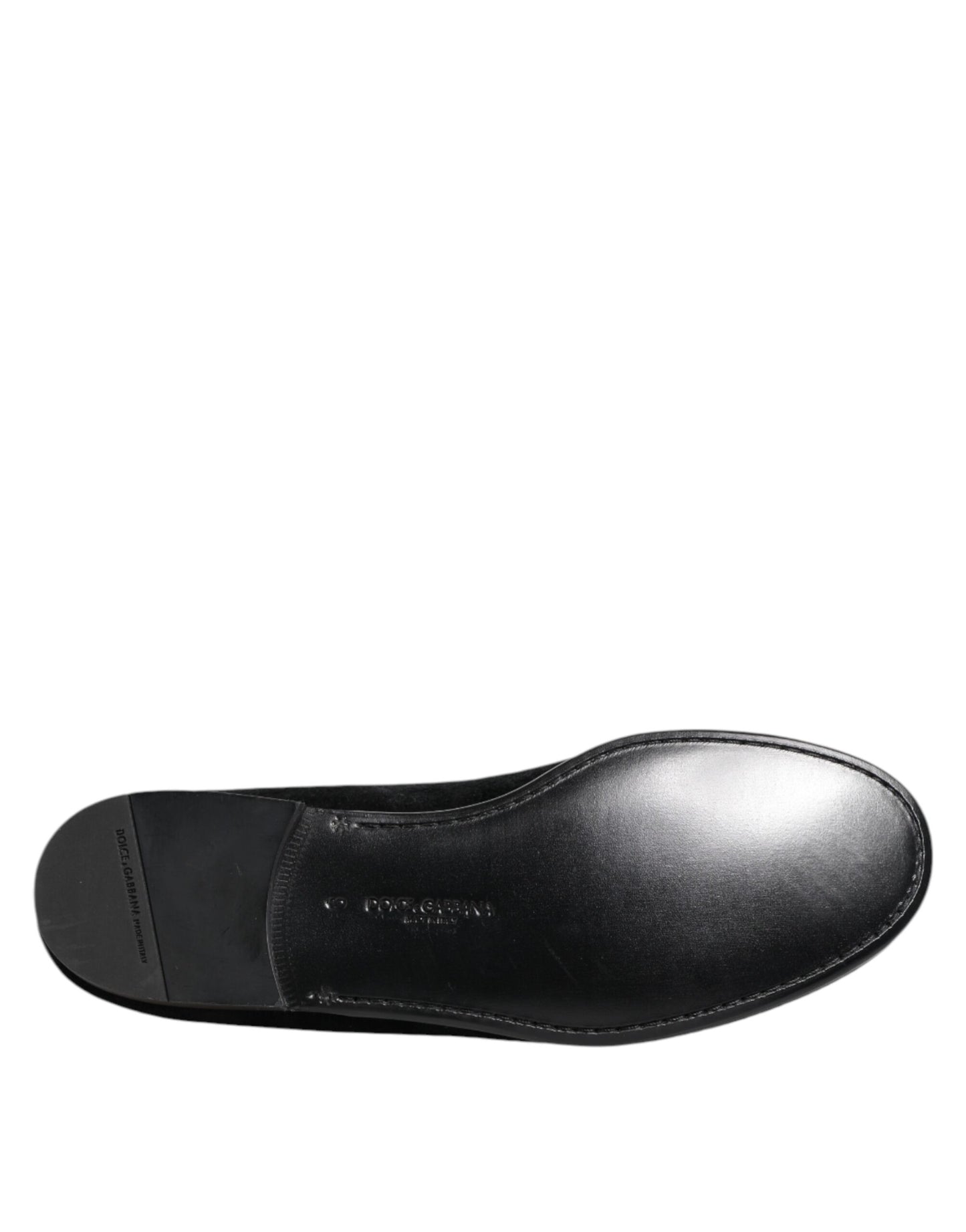 Mocasines de jacquard negros Dolce & Gabbana Zapatos de vestir formales para hombre