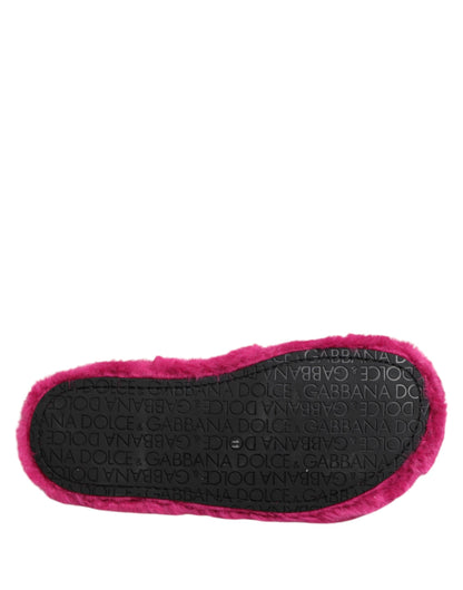 Dolce & Gabbana Zapatillas Planas de Hombre de Piel Sintética Acrílica Rosa