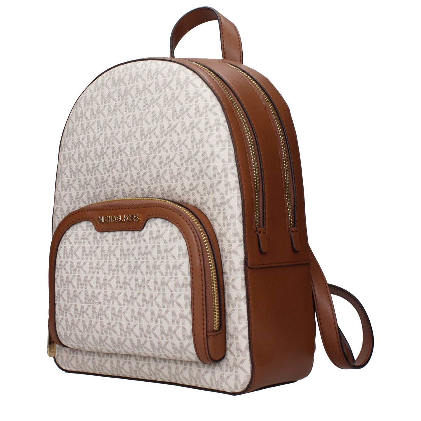 Mochila Michael Kors de tela beige
