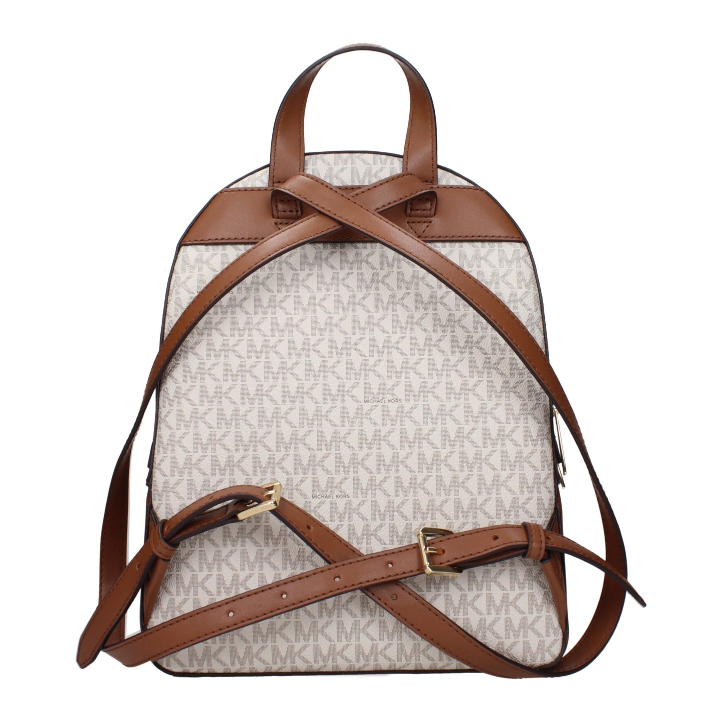 Mochila Michael Kors de tela beige