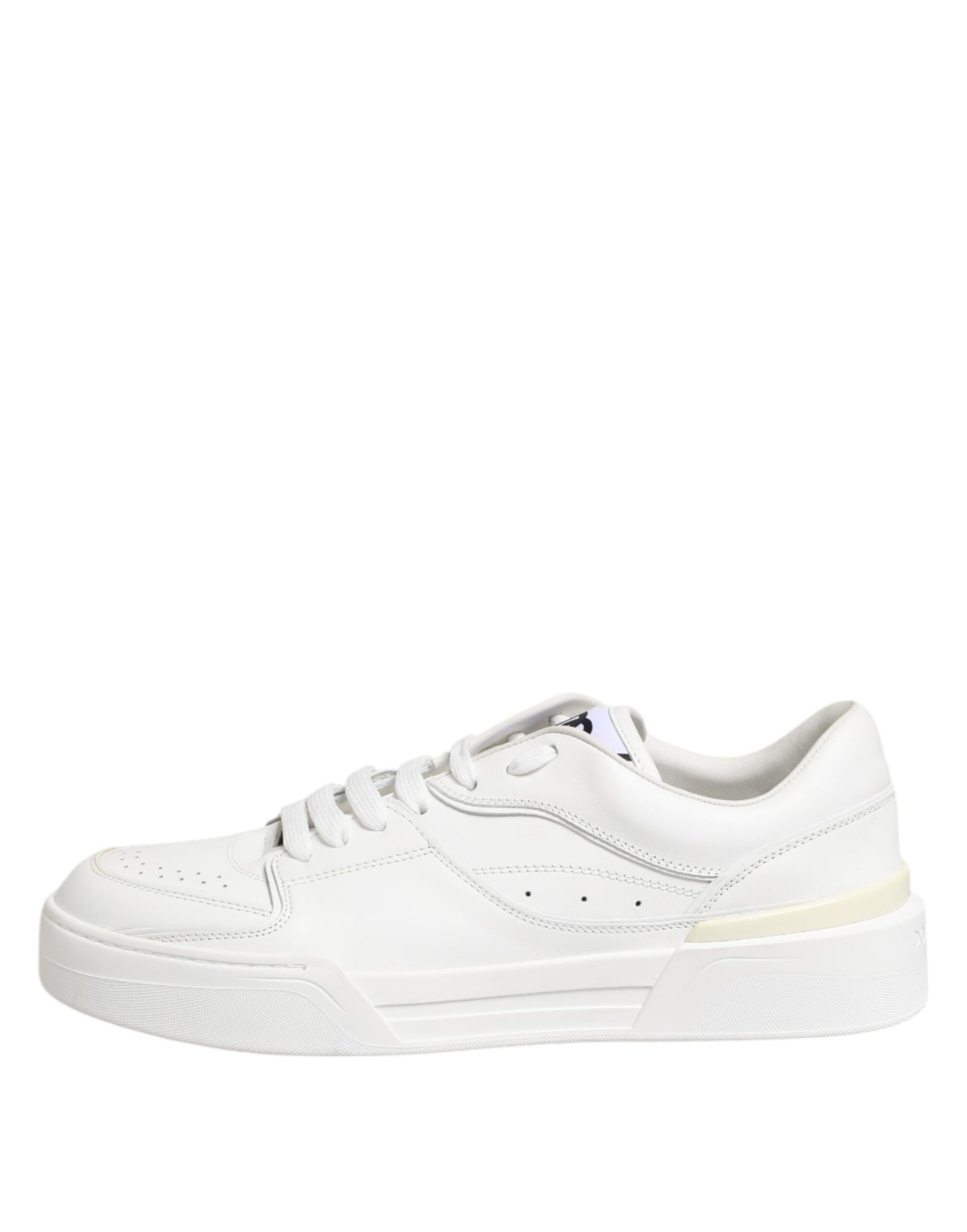 Zapatillas Dolce & Gabbana Miami bajas de cuero blancas