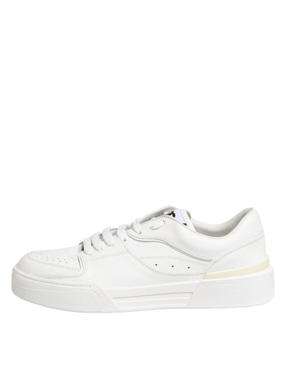 Zapatillas Dolce & Gabbana Miami bajas de cuero blancas