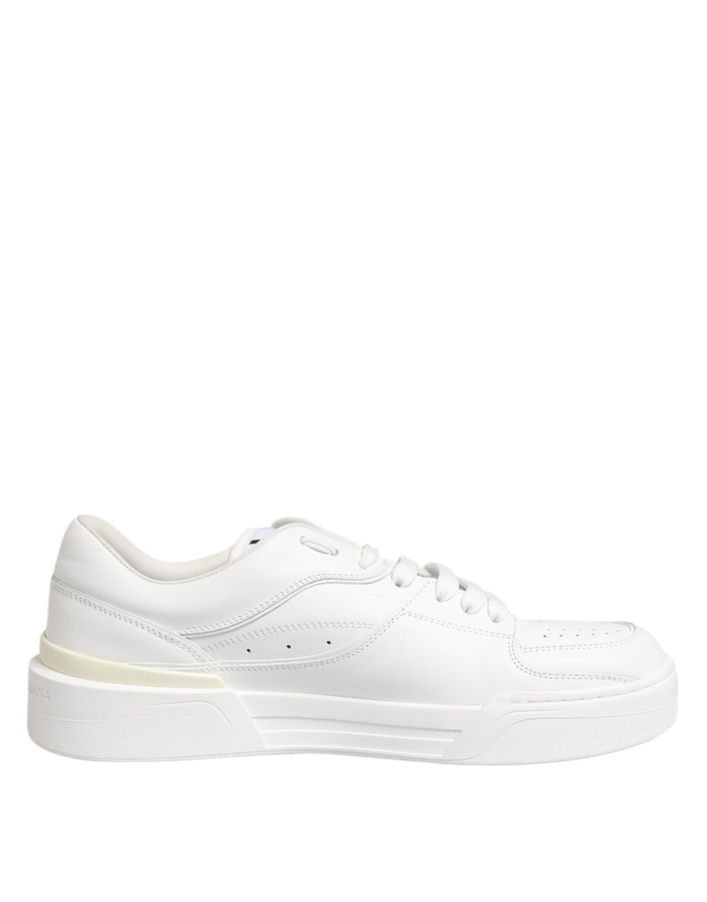 Zapatillas Dolce & Gabbana Miami bajas de cuero blancas