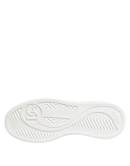 Zapatillas Dolce & Gabbana Miami bajas de cuero blancas