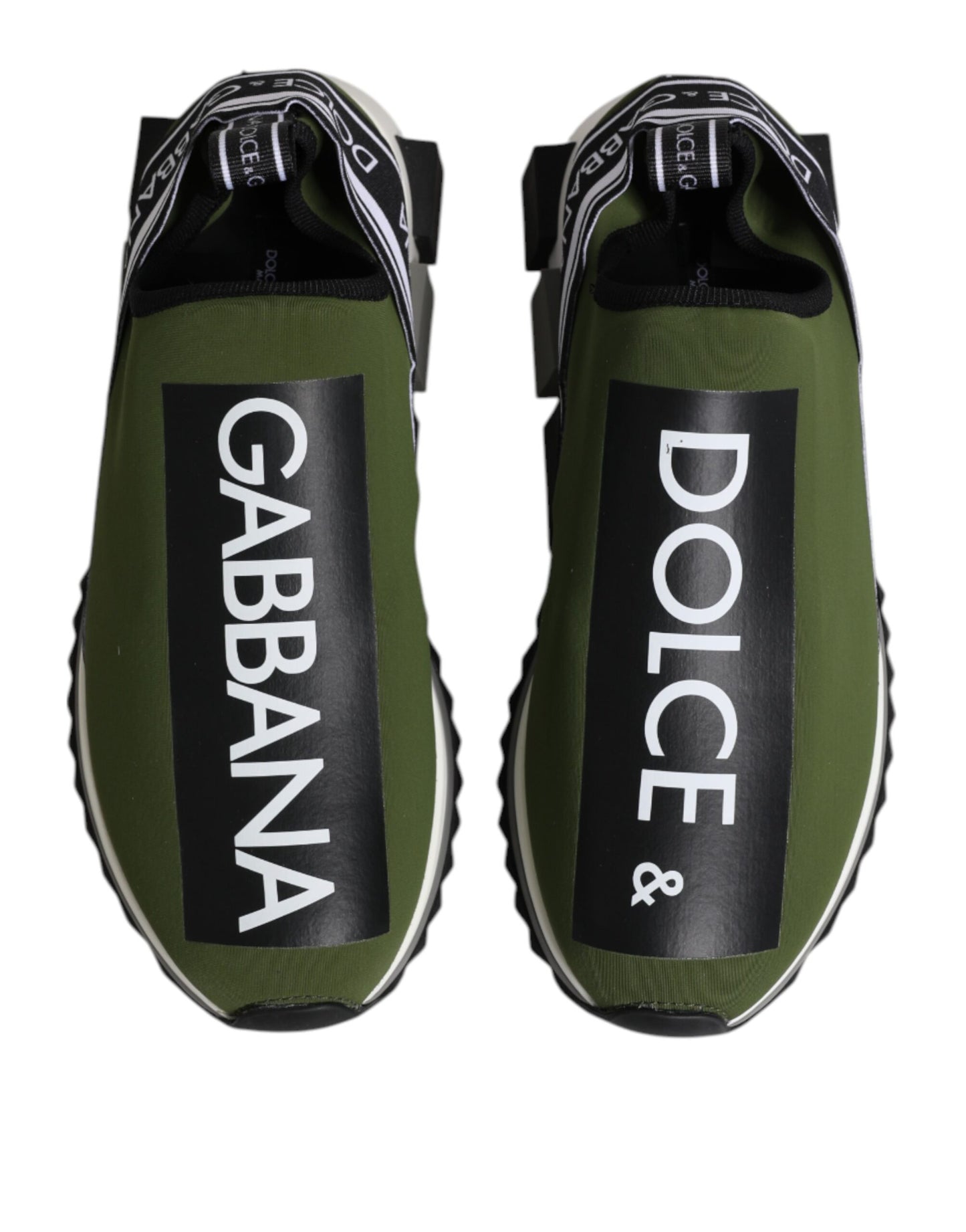 Zapatillas bajas de hombre Sorrento con logo verde de Dolce & Gabbana