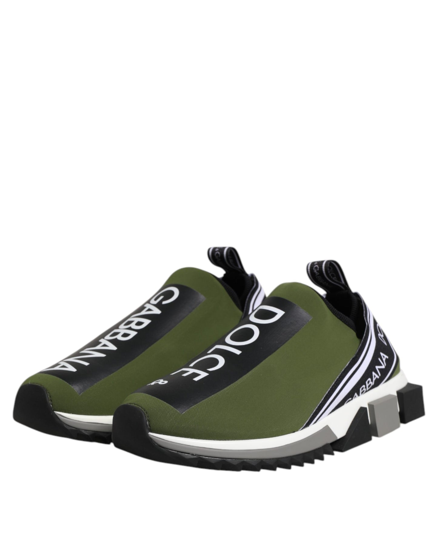 Zapatillas bajas de hombre Sorrento con logo verde de Dolce & Gabbana