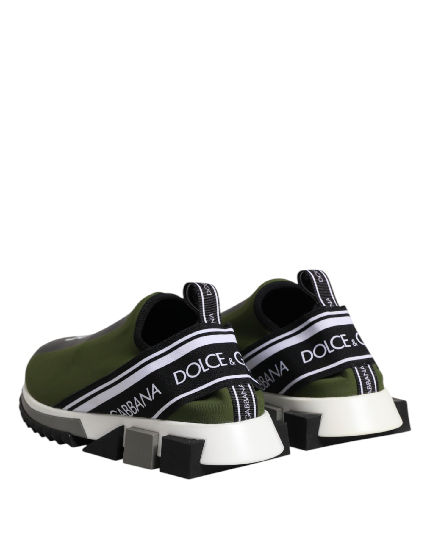 Zapatillas bajas de hombre Sorrento con logo verde de Dolce & Gabbana