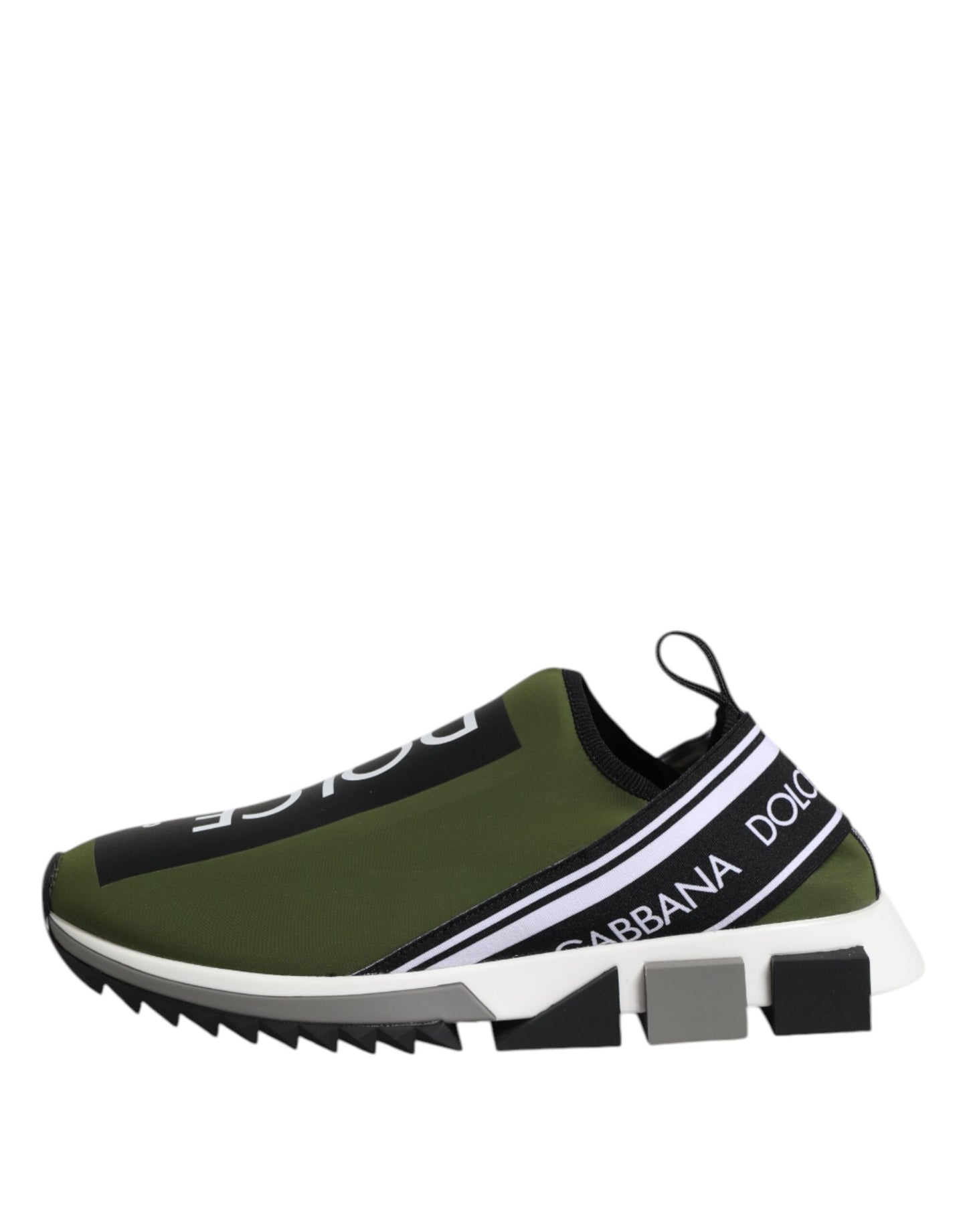 Zapatillas bajas de hombre Sorrento con logo verde de Dolce & Gabbana