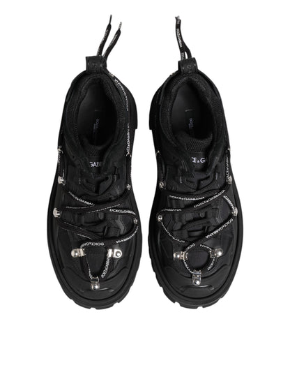 Zapatillas de trekking bajas con cordones negras Dolce & Gabbana