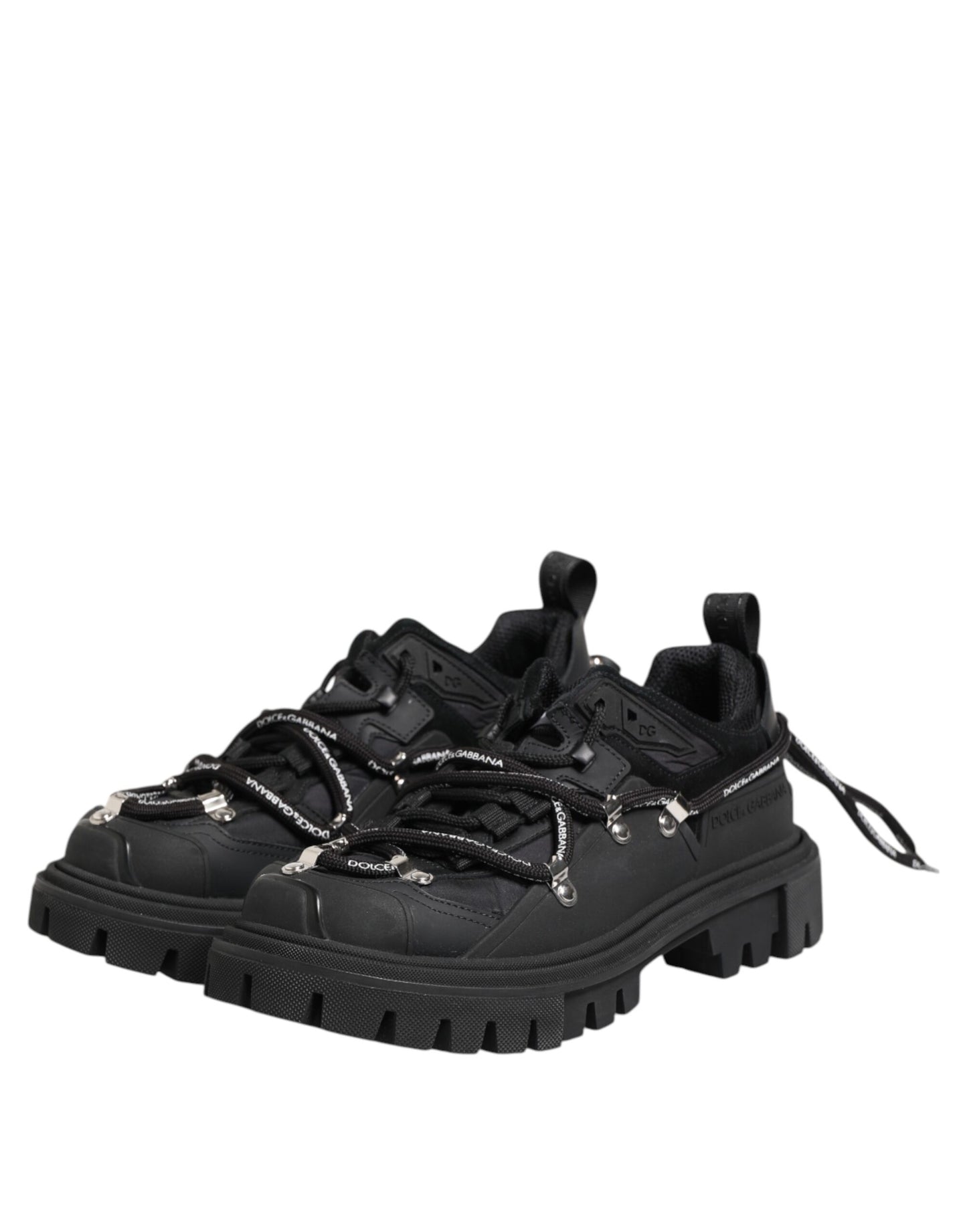 Zapatillas de trekking bajas con cordones negras Dolce & Gabbana