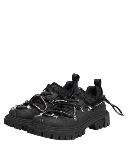 Zapatillas de trekking bajas con cordones negras Dolce & Gabbana